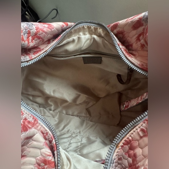 Stuart Weitzman VintageY2K Snake Embossed Leather Hobo Shoulder Bag Animal Print - Picture 12 of 16